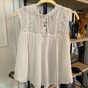 Zara lace detailed top